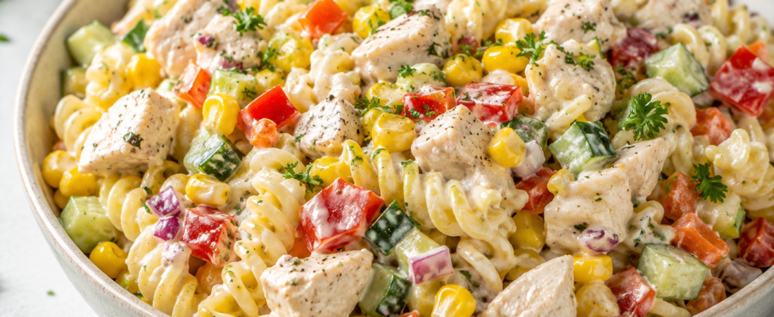 Creamy Chicken Pasta Salad